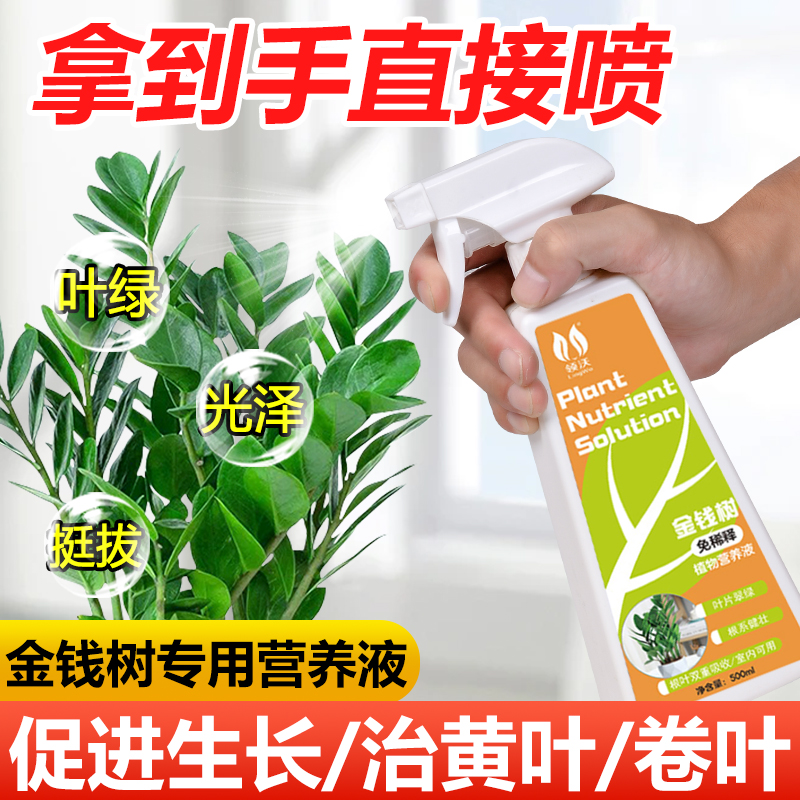免稀释金钱树营养液肥料家用专用肥通用型室内盆栽绿植通用叶面肥