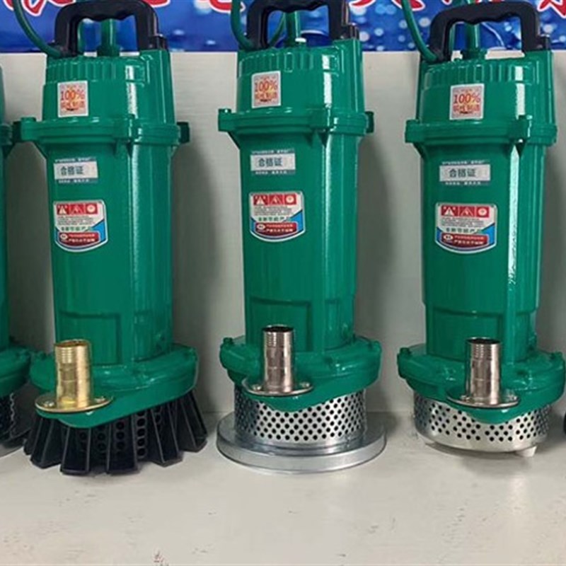 家用220V抽水机灌溉1寸2寸3寸4寸潜水泵高扬程农用380V清水浑水