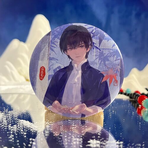 【绝版余量】官方正版 盗墓笔记 张起灵生日徽章拍立得周边