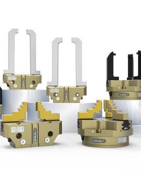 机器人夹爪 LT-PG3-125 机械臂末端夹持器 三指定心手爪 气动夹具