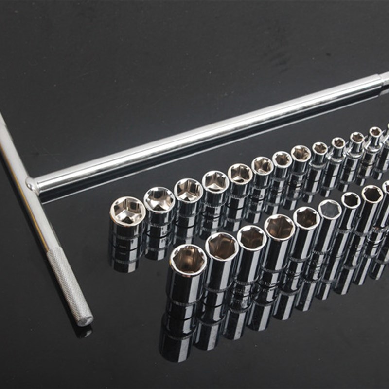 小飞 汽车工具扳手 套筒 t型套装摩托车维修加长T字扳手组套 包邮