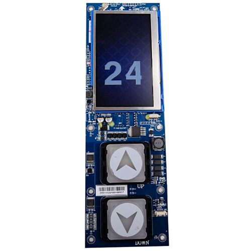 杭州西奥电梯HPB12一体式外呼彩屏HBP12TFT4300T-TK/MK奥的斯配件