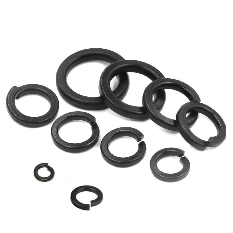 GB93发黑8级弹垫 弹簧垫圈 弹簧垫片开口垫圈高强度弹垫M3-M36M48