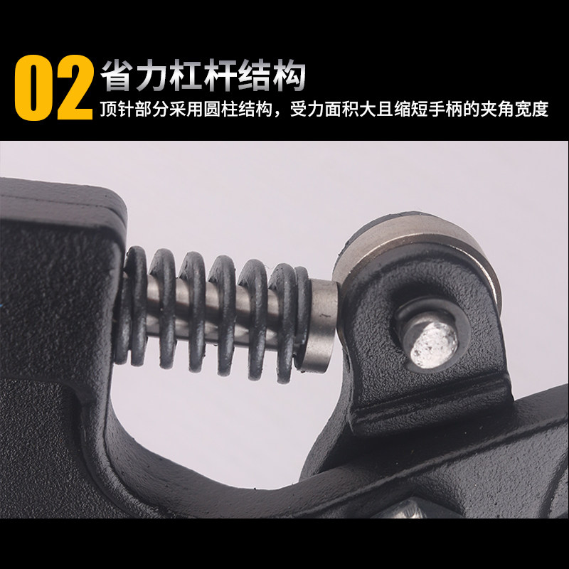不锈钢金属打孔钳广告发光字手动打孔器铜铝铁皮PVC塑料开孔工具