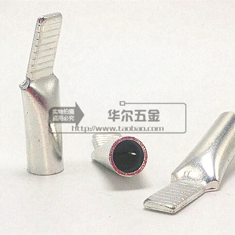 C45-16平方裸端头插针鸭嘴型铜鼻子断路器专用接线鼻插鼻插片紫铜
