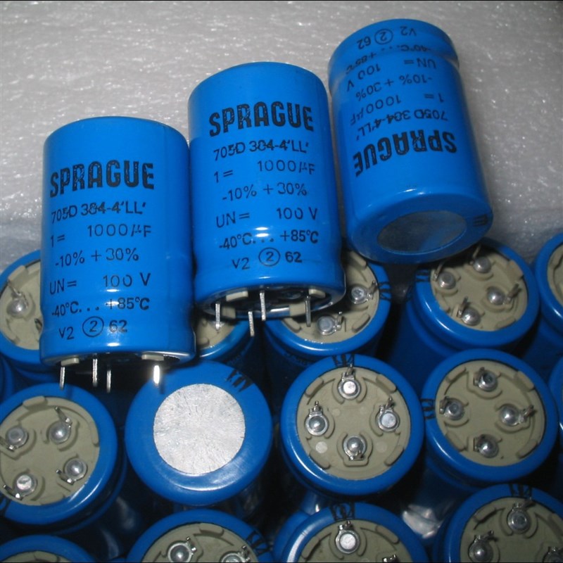 收藏级 美国 SPRAGUE 705D 1000UF 100V 发烧电容