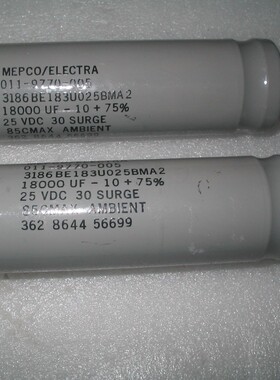 美国 MEPCO 25V-30V 18000UF 大电流 螺丝脚大电容(汽车功放电容)