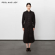 复古风水洗棉收腰显瘦衬衫 FEELANDJOY连衣裙女新款 优雅法式 裙