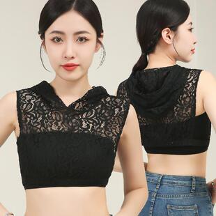 假领子高档百搭女新款薄蕾丝连帽子假领春秋毛衣夏季高档卫衣搭配