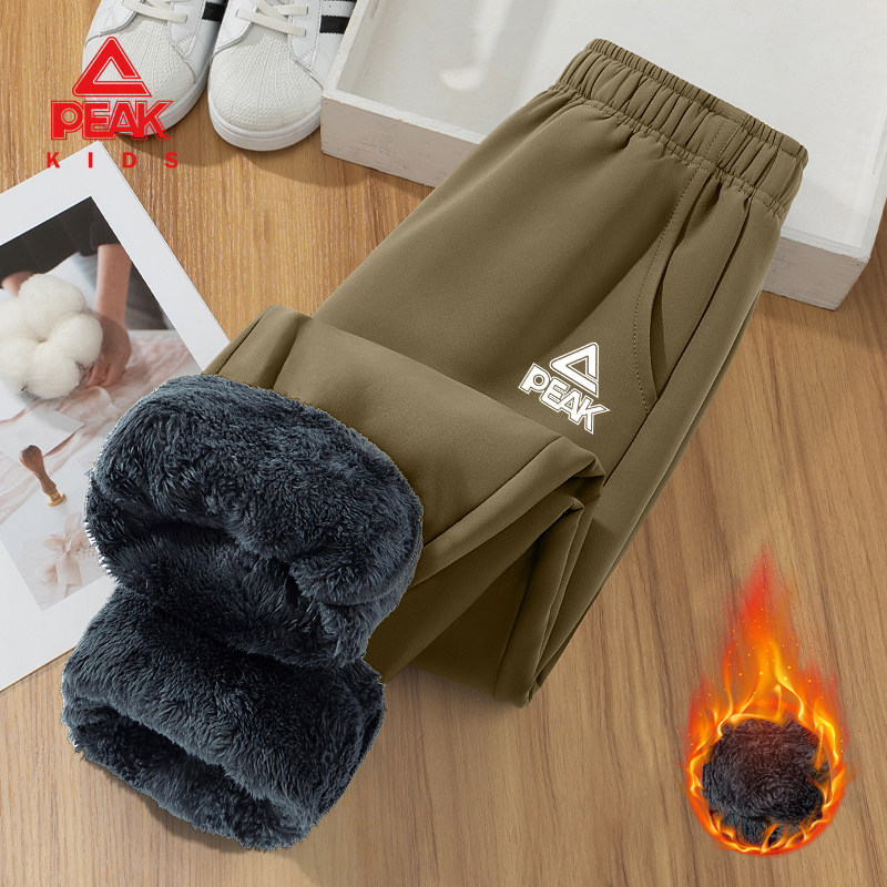 匹克童装儿童冬季裤子防风