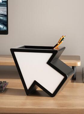 箭头桌面收纳盒客厅电视柜玄关装饰摆件钥匙托盘梳妆台生日礼物