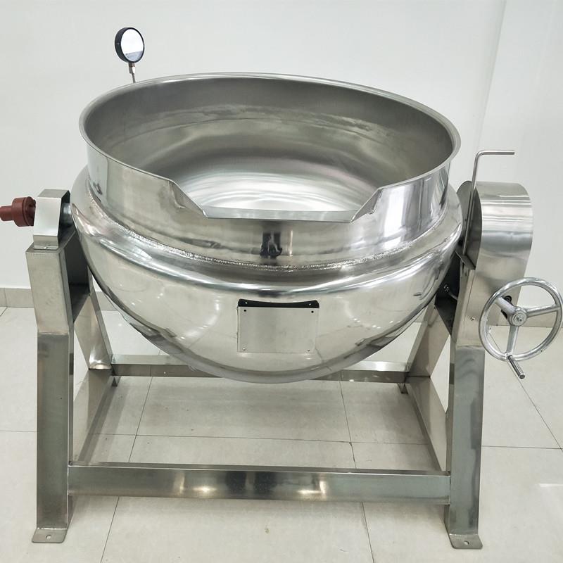 蒸汽夹层锅不锈钢304立式摇摆蒸汽锅熬炖煮牛羊肉汤熬粥不糊锅