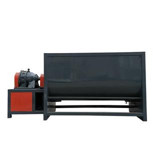 四川猪粪有机肥搅拌设备家禽粪便加热烘干机粪便混合卧式搅拌机