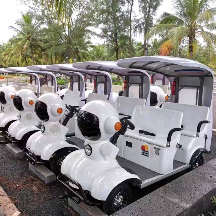 旅游景区代步车观光车景区代步车四轮锂电小机器人4座电动观光车