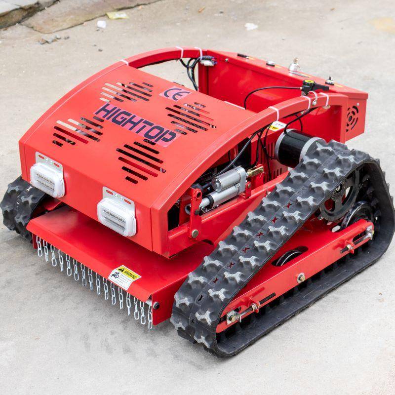 履带式智能遥控除草机大棚果园四冲程汽油剪草机家用小型割草机