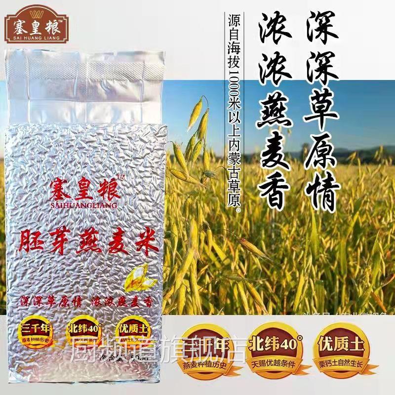 原粮内蒙古全胚芽燕麦米脱壳破壁裸燕麦胚芽米边煮边发芽营养杂粮