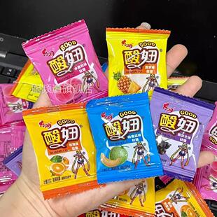 酸妞软糖乐潮酸妞糖果酸奶一代多口味水果软糖爆酸糖糖果怀旧零食