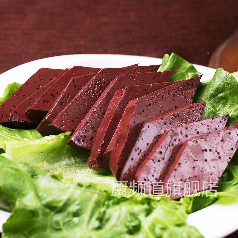 符离集烧鸡新鲜卤味鸡血熟食即食炒菜毛血旺火锅食材300g