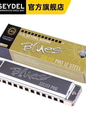 德国进口Seydel全音阶12孔单音口琴SOLIST PRO 12 SOLO