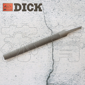 进口Dick 250 木材加工粗锉刀 中等锉纹200 300mm 半圆形 德国原装