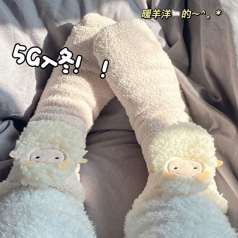 冬天暖脚神器袜子被窝专用充电毛绒防寒保暖冬季宿舍加厚可爱防滑
