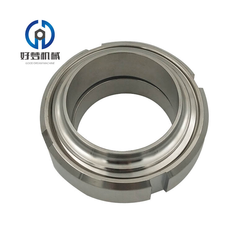 不锈钢活接304 T螺纹 卫生级活接头 由任对焊活接头梯形螺纹活接