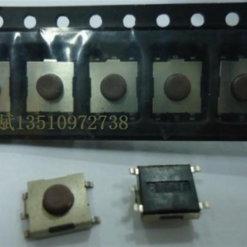 台湾圆达DIP轻触开关贴片6*6*3.1 五脚按键开关 DTSGZM-62N-V-T/R