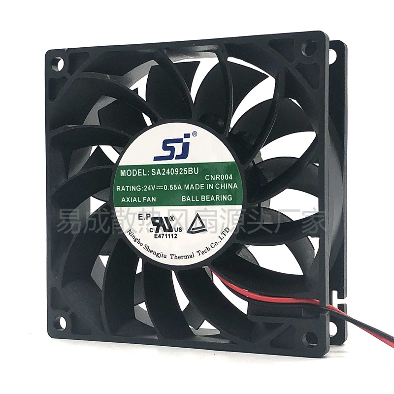 全新SA240925BU 24V 0.55A 9025大风量风机机柜高速散热风扇