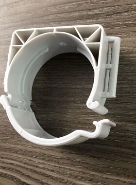 管卡新风锁卡75新风PE波纹管固定U型拼接排卡管材配件75MM 易扣卡