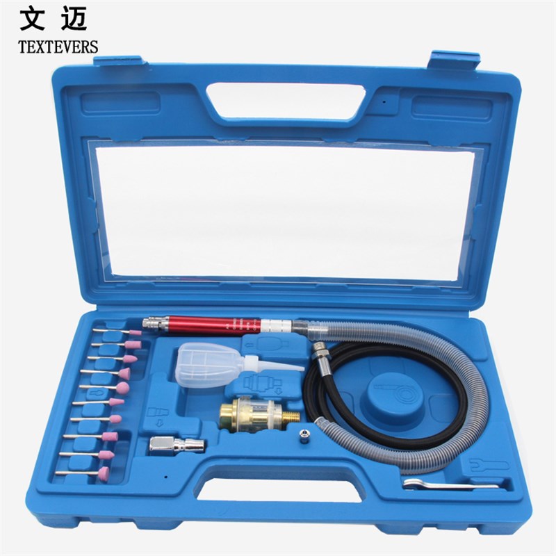 包邮风磨笔打磨机气动小型刻磨笔抛光机玉石雕刻机器套装带磨头