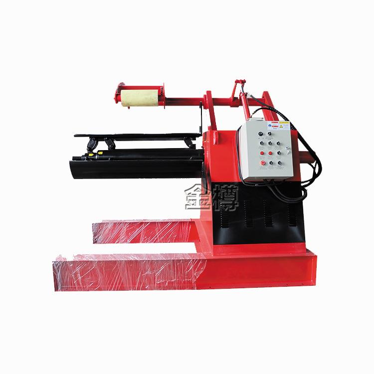 全自动液压铝卷开卷机钢筋线盘自动送料机金属线材放卷设备