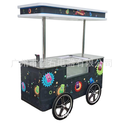 厂家供应 夜市推车 商用 流动摆摊车 gelato cart 户外冰淇淋餐车