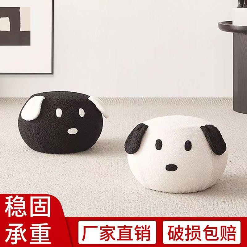 小凳子家用板凳沙发凳时尚创意实木卡通凳可爱动物换鞋凳宝宝矮凳