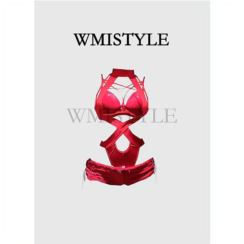 欧洲WMISTYLE设计 gogo红色演出服女团ds领舞台装性感女dj点舞服