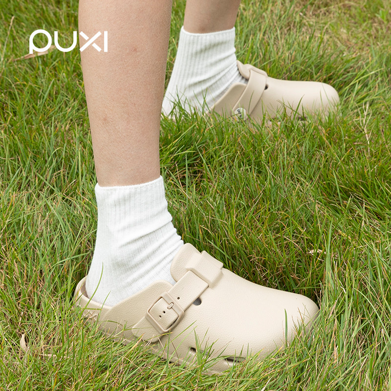 朴西勃肯包头拖鞋女夏季户外穿2026新款eva百搭一脚蹬懒人半凉拖