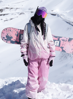 VECTOR玩可拓3L滑雪服男女专业户外防风防水保暖外套滑雪衣裤套装