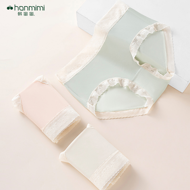 韩蜜蜜天丝冰淇淋女士内裤