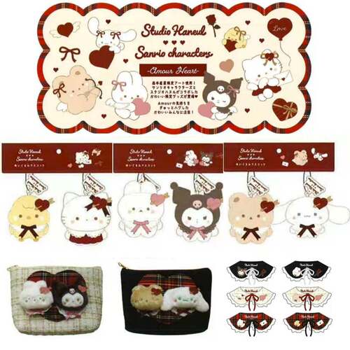 预订 slostudioHaneul联名hellokitty玉桂狗挂件化妆包