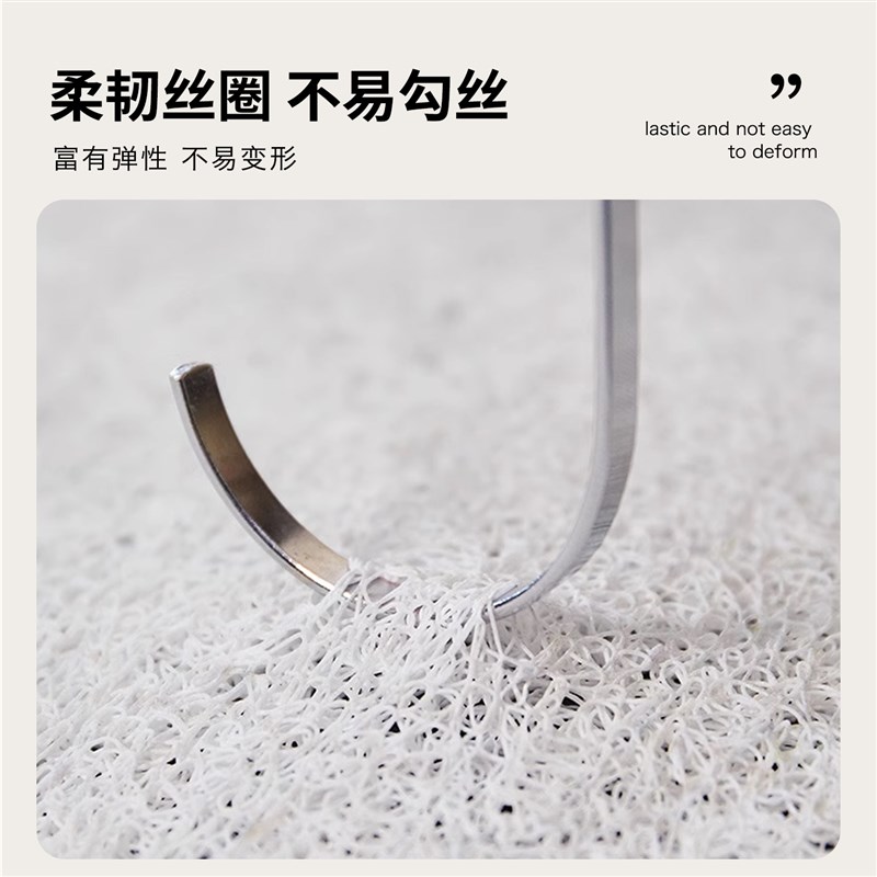 法式奶油风入户门玄关地垫丝圈可裁剪加厚地毯侘寂风门.外蹭土脚