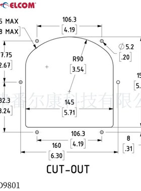 enn Elom黑色金属安装底座接线底盘出线盘音频接口D9