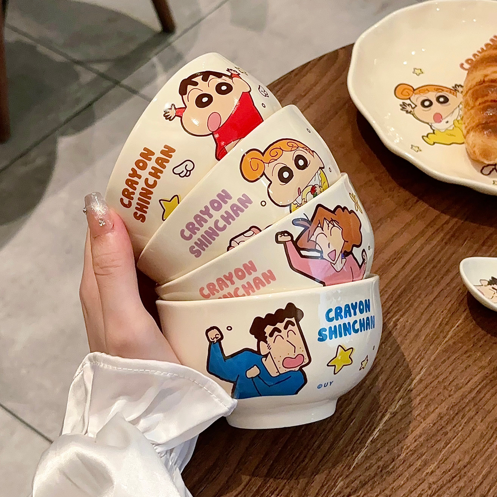 儿童漂亮饭碗家用陶瓷米饭碗