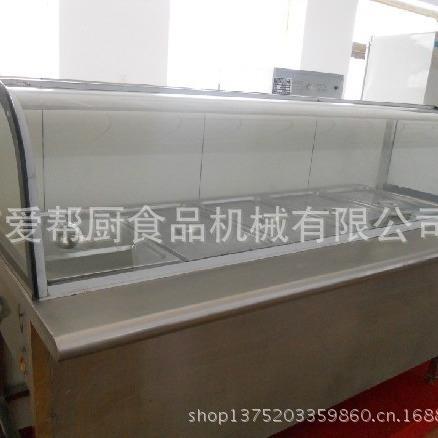 不锈钢简易五格保温售饭台餐厅厨房设备保温设备售饭台餐厅设备