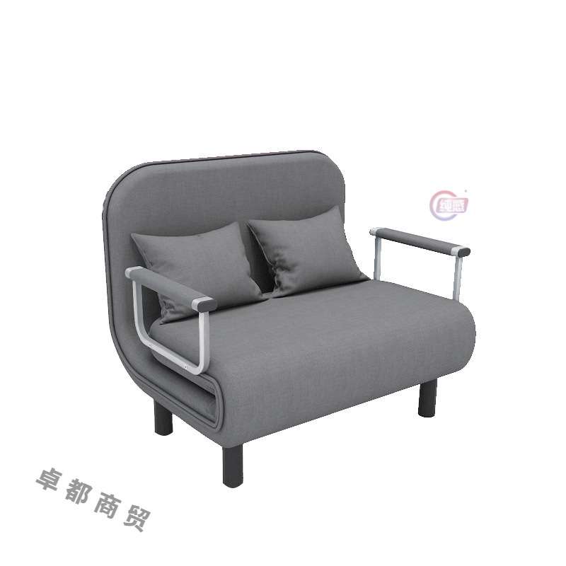 沙发床小户型两用多功能单人简易双人布艺客厅书房办公室可折叠床