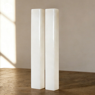 赵北玉石镇尺阿富汗玉实心原石镇尺专业压纸文房四宝练字创作压书神器厚重压手感简约中式设计