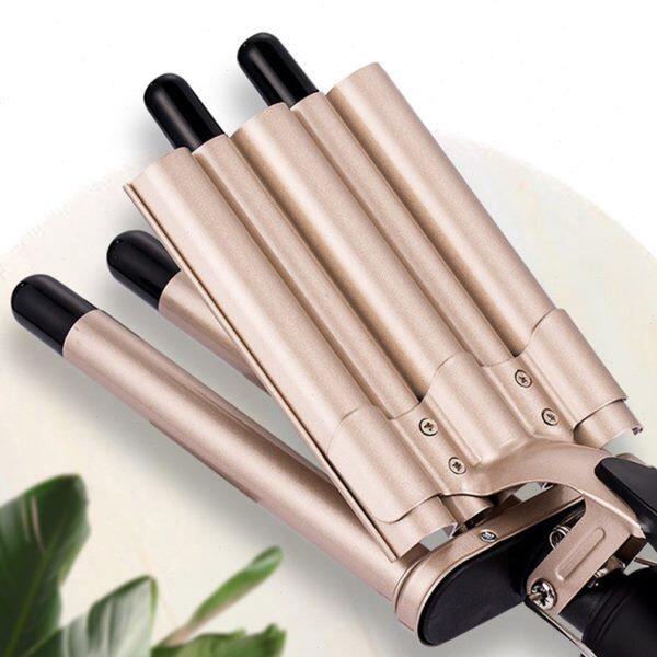 热销五管电卷发器水波纹夹板 蛋卷头波浪烫发器蛋卷羊毛卷电卷棒