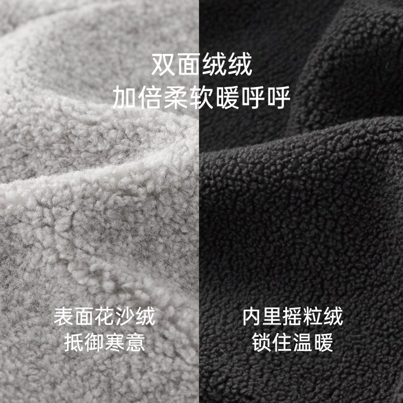 【花纱绒b】婴幼儿摇粒绒连体衣冬季保暖男女宝宝连帽哈衣外出可