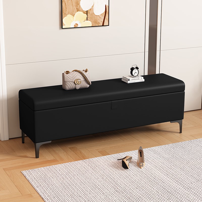 换鞋凳收纳箱储物凳可坐人沙发凳装实体娃娃O女友带隐藏锁长方形