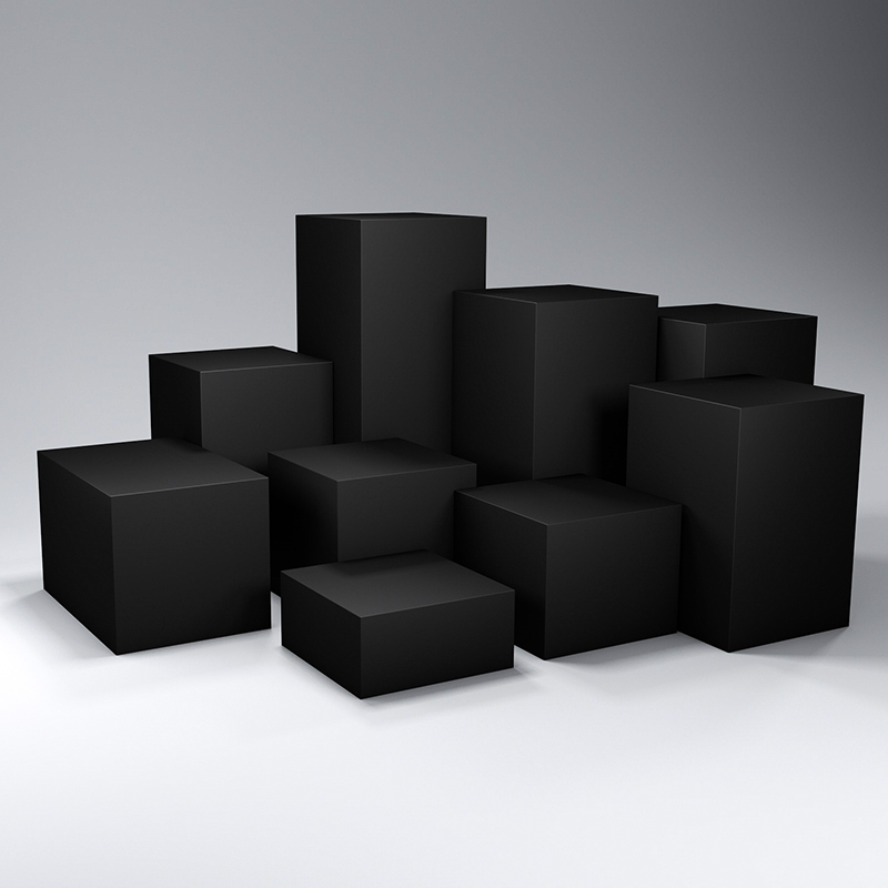 个性高低展示台 服装店橱窗模特A地台 流水台展示架方形几何体摄