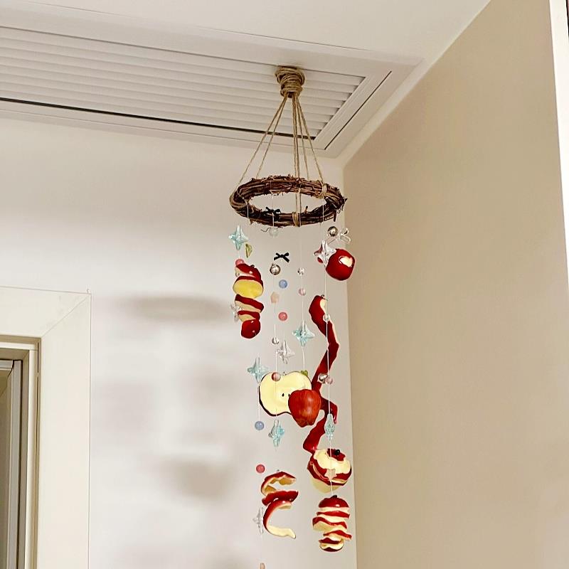 【苹苹安安】苹果风铃装饰摆挂件手工diy礼物乔迁之喜入宅新居家