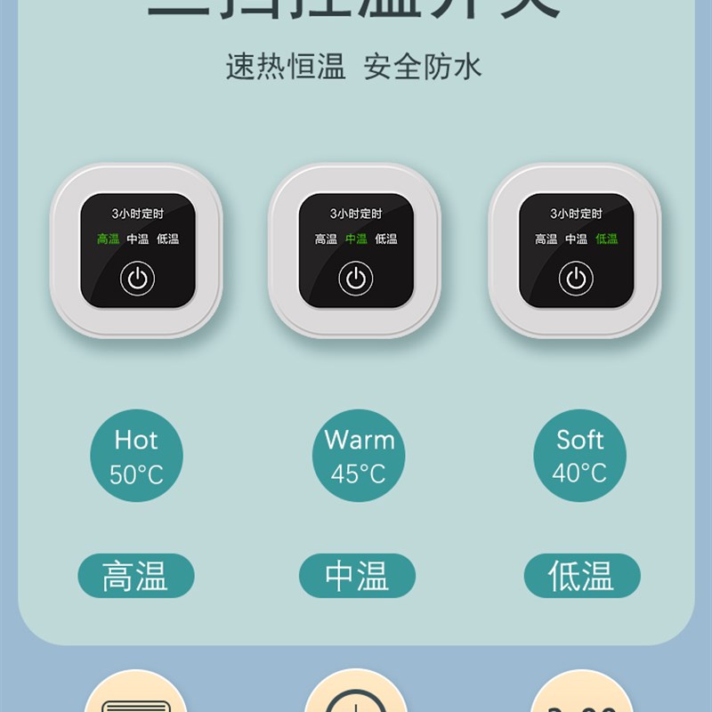 滑鼠垫加热超大发热暖桌垫学生写字保暖办公室恒温电脑桌面发热垫